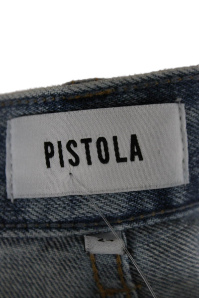 Pistola Womens Blue Straight Jeans Size 24