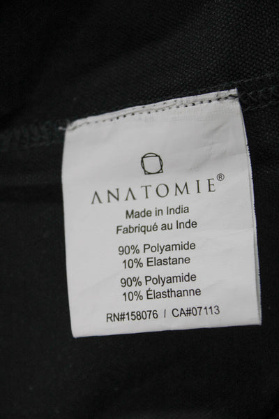 Anatomie Women Ankle Pants Gray Polyamide Pull On Size S