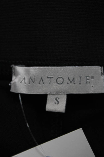 Anatomie Women Ankle Pants Gray Polyamide Pull On Size S