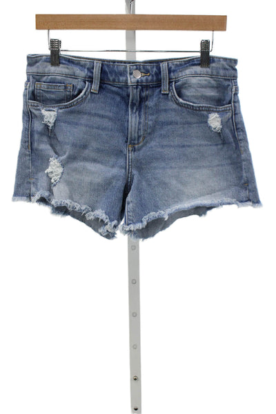 Joes Womens Blue Cut-Off Shorts Size 28