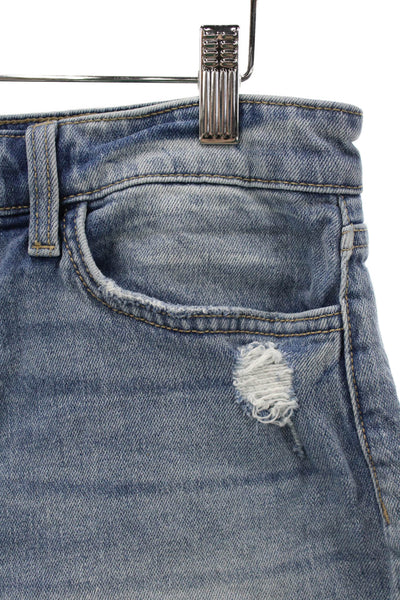 Joes Womens Blue Cut-Off Shorts Size 28