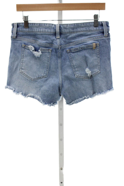 Joes Womens Blue Cut-Off Shorts Size 28