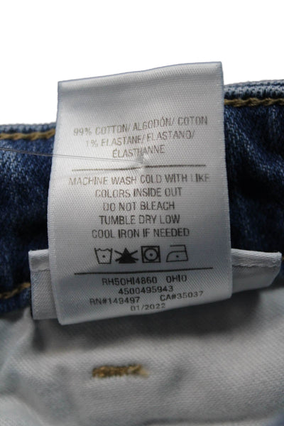 Joes Womens Blue Cut-Off Shorts Size 28
