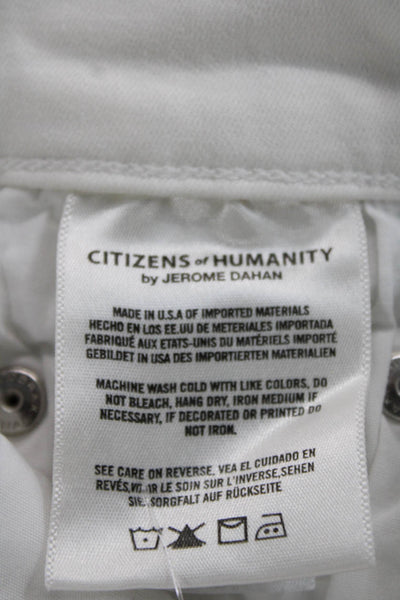 C of H Los Angeles Womens Skinny White Jeans High Rise Size 26