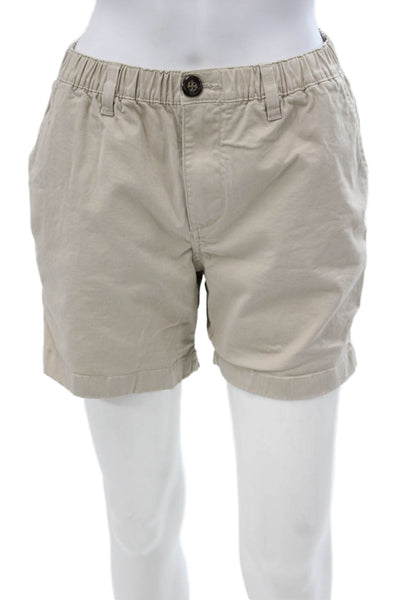 Chubbies Mens Beige Chino Shorts 98% Cotton 2% Spandex Size S