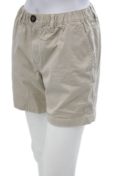 Chubbies Mens Beige Chino Shorts 98% Cotton 2% Spandex Size S