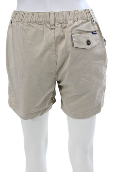 Chubbies Mens Beige Chino Shorts 98% Cotton 2% Spandex Size S