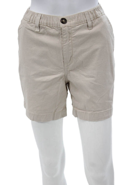 Chubbies Mens Chino Shorts Beige Cotton Button Closure Size S