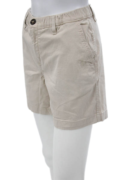 Chubbies Mens Chino Shorts Beige Cotton Button Closure Size S