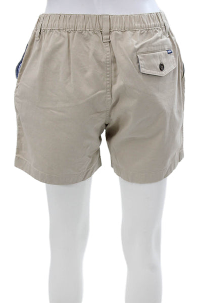 Chubbies Men Chino Shorts Beige Button Cotton Size S