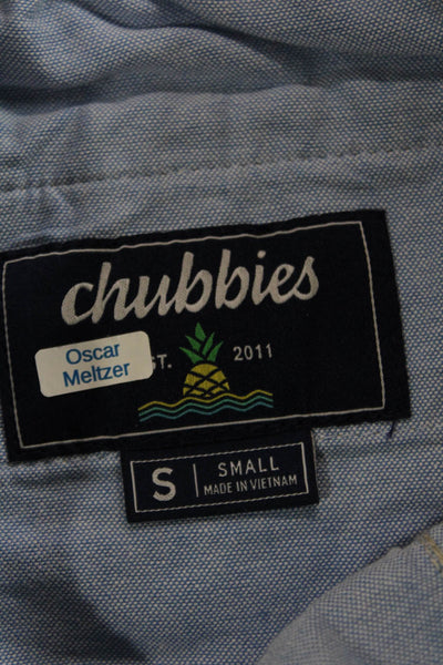 Chubbies Men Chino Shorts Beige Button Cotton Size S