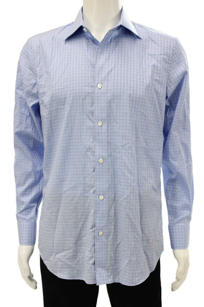Bonobos Men's Long Sleeves Button Down Plaid Shirt Size M