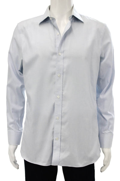 Bonobos Men's Long Sleeves Button Down Blue Shirt Size16