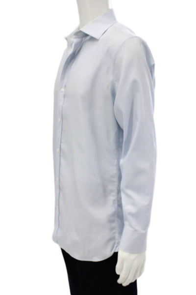 Bonobos Men's Long Sleeves Button Down Blue Shirt Size16