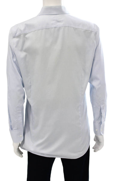 Bonobos Men's Long Sleeves Button Down Blue Shirt Size16