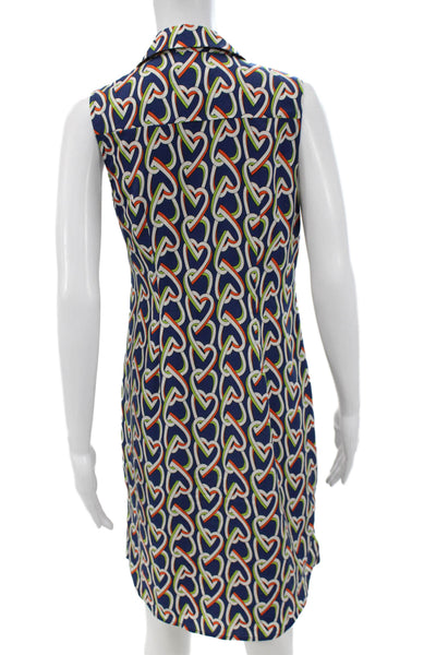 Banana Republic Women Gray Shift Dress Short Sleeve Knee Length Size 14