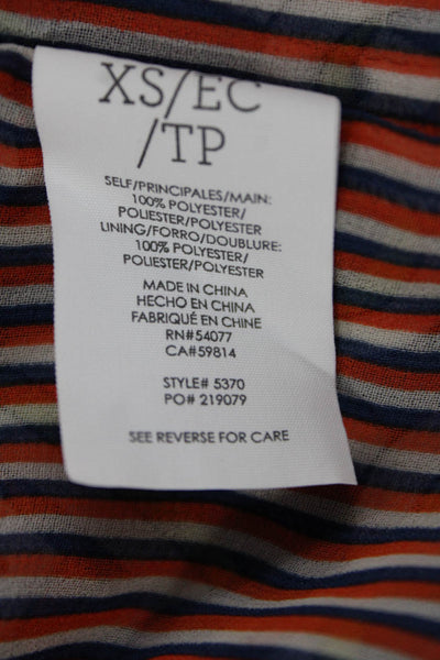 Banana Republic Women Gray Shift Dress Short Sleeve Knee Length Size 14