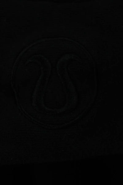 Lululemon Women Basic Jacket Black Zip Cotton Long Sleeve Size XS