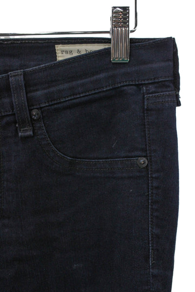 Rag & Bone Jean Womens Skinny Jeans Blue Mid-Rise 30in Size 27