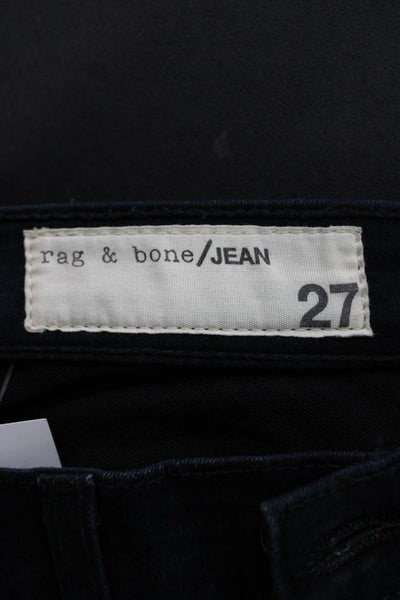 Rag & Bone Jean Womens Skinny Jeans Blue Mid-Rise 30in Size 27