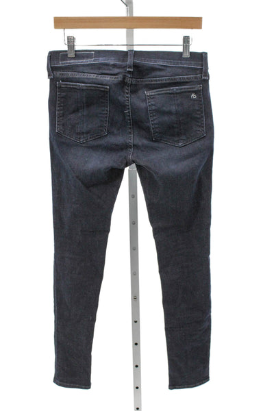 Rag & Bone Jean Womens Skinny Blue Mid Rise Cotton Jeans Size 29