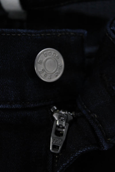 Rag & Bone Jean Womens Skinny Blue Mid Rise Cotton Jeans Size 29