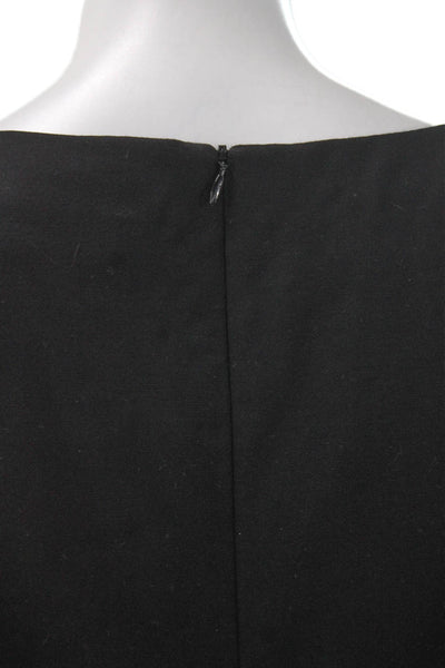Trina Turk Women Sheath Dress Gray Rayon Sleeveless Knee Length Size 10