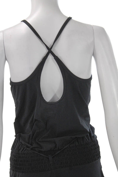 Sweaty Betty Women Halter Sleeveless Jumpsuit Gray Elastane Pullover Size XS