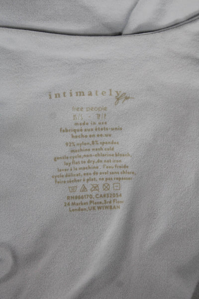 Intimately Free People Womens Tank Scoop Neck Sleeveless White Size XS