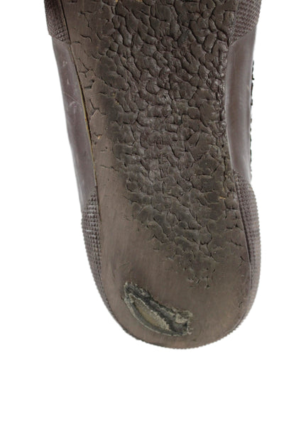 Superga X Roberto Cavalli Womens Python Snakeskin Sneakers Brown Size 38 8