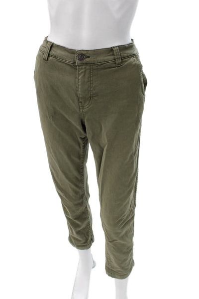 Current/Elliott Womens Chino Pants Green Size 27