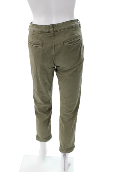 Current/Elliott Womens Chino Pants Green Size 27