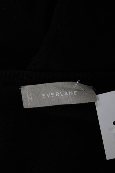 Everlane Women Cashmere V-Neck Pullover Gray Long Sleeve Solid Size S