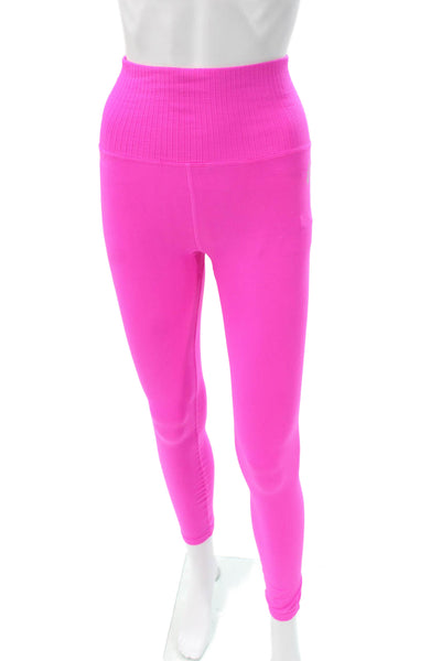 FP Movement Women Ankle Leggings Pink Nylon Size XS