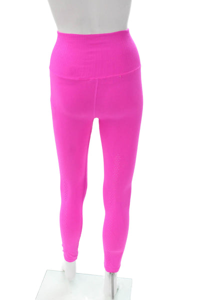 FP Movement Women Ankle Leggings Pink Nylon Size XS