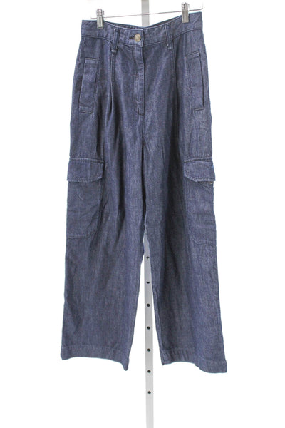 Rag & Bone Womens Straight Jeans Blue Cotton Mid Rise Size 24