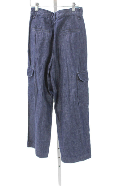 Rag & Bone Womens Straight Jeans Blue Cotton Mid Rise Size 24