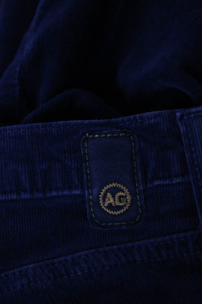 AG Adriano Goldschmied Womens Dress Pants Blue 98% Cotton Size 27