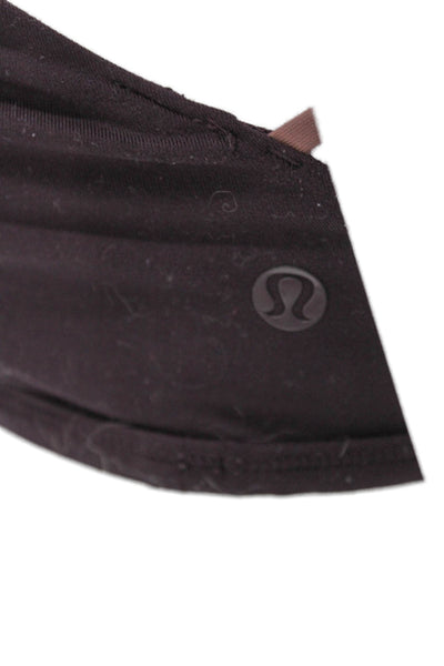 Lululemon Womens Sports Bra Purple Polyester Scoop Neck Size 8
