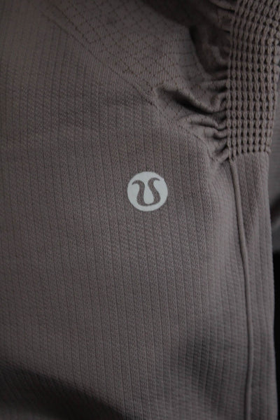 Lululemon Womens Capri Leggings Brown Polyester Size 4