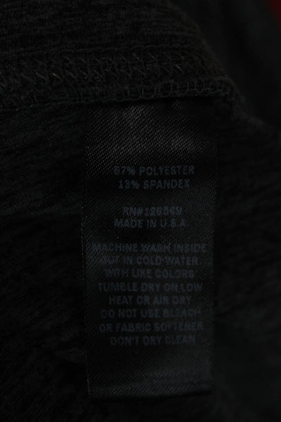 Aviator Nation Womens Gray Flecked Polyester Ankle Leggings Size M