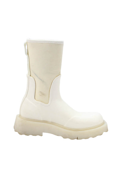 Off White Womens For Rainy Days Rain Boots Shoes White Size 7