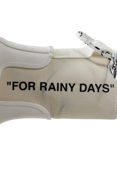 Off White Womens For Rainy Days Rain Boots Shoes White Size 7