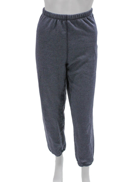 SPRWMN Womens Sweatpants Gray Polyester Pull On Solid Size L