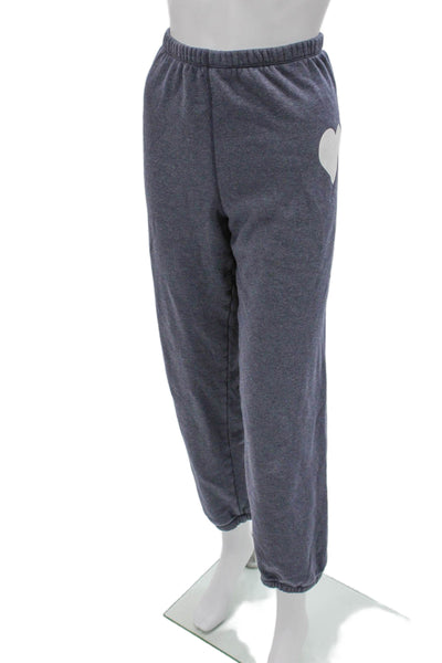 SPRWMN Womens Sweatpants Gray Polyester Pull On Solid Size L