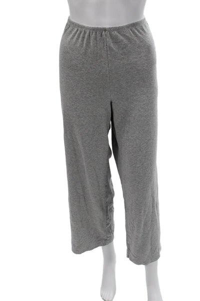 Donni Women Gray Cropped Pants Size L