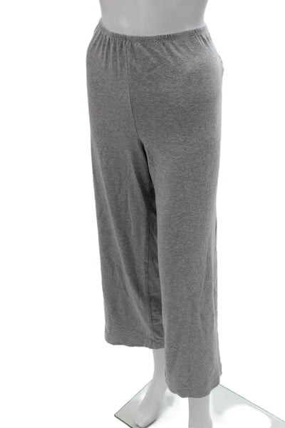 Donni Women Gray Cropped Pants Size L