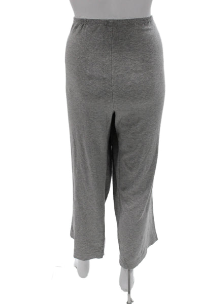 Donni Women Gray Cropped Pants Size L