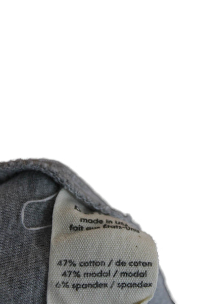 Donni Women Gray Cropped Pants Size L