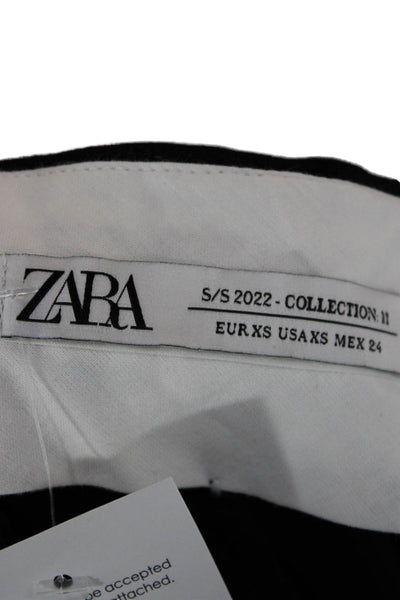 Zara Womens Gray Polyester Dress Pants Size S